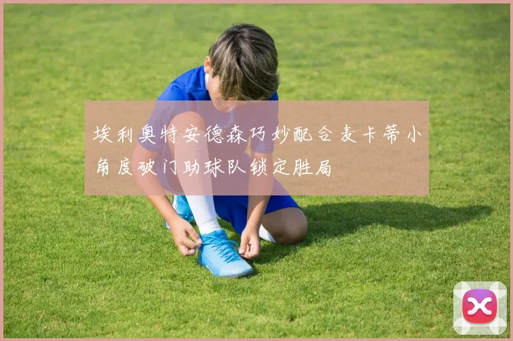 埃利奥特安德森巧妙配合麦卡蒂小角度破门助球队锁定胜局